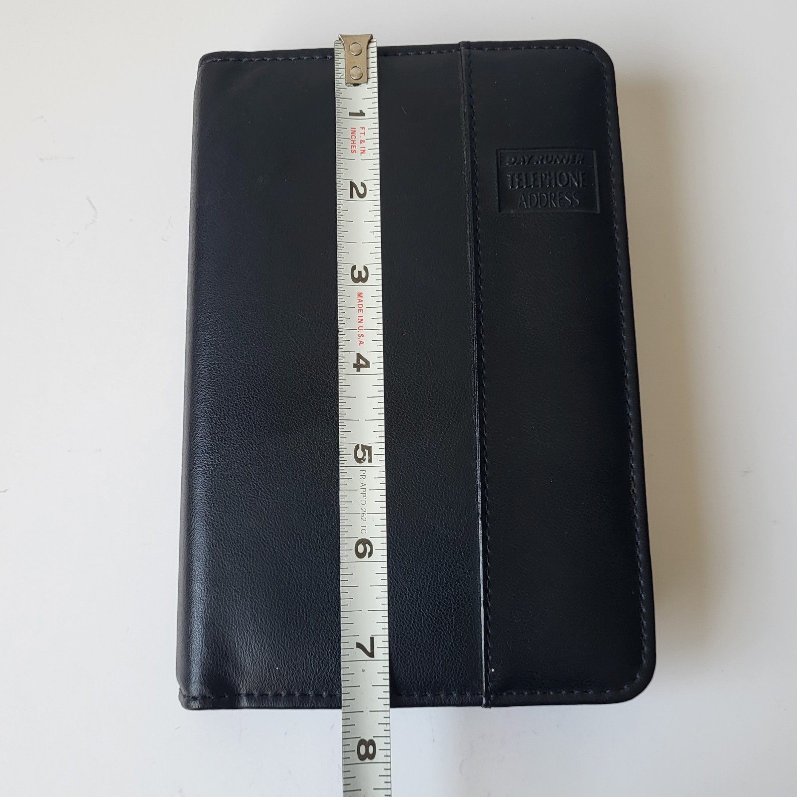 1994 Day Runner Black Telephone Address Book Organizer Binder Planner Used