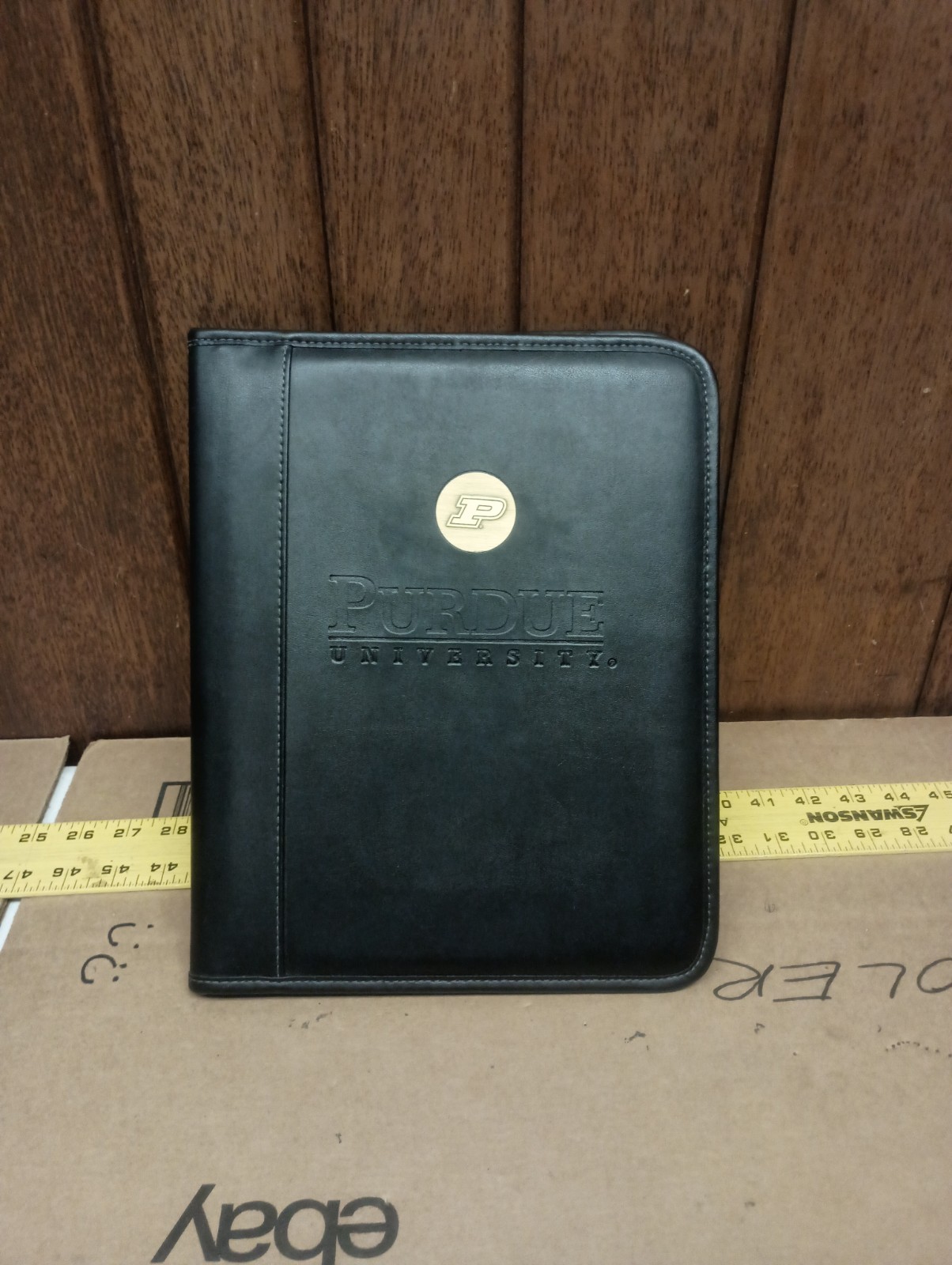 Purdue Research Foundation Portfolio Pad Folio Notepad 13” X 10” By Leeds