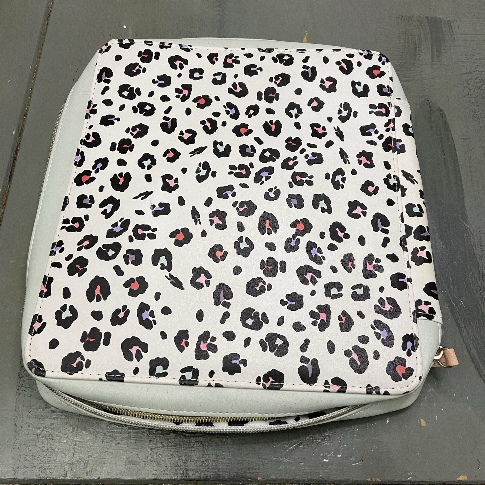 The Happy Planner Colorful Leopard Classic Zip Folio Planner Cover