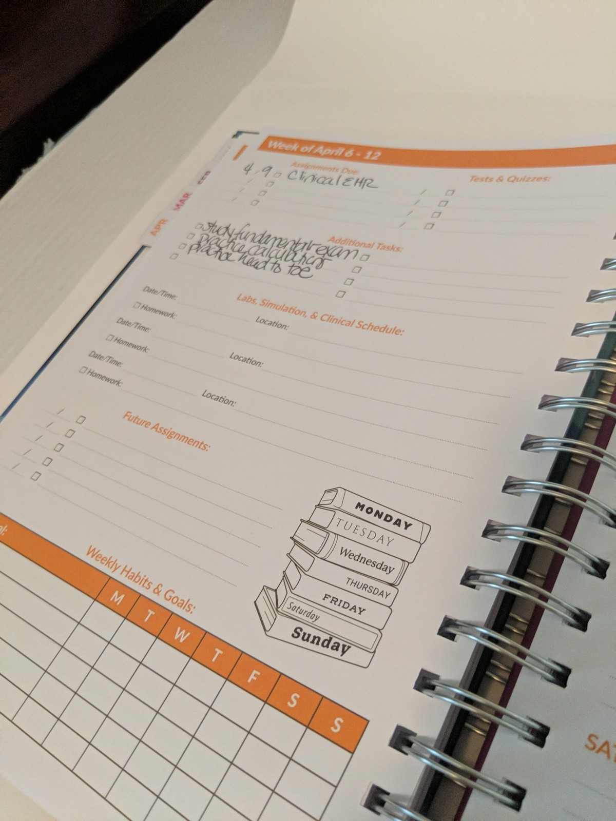 Nursing School Study Planner Level Up RN Nursing Good May 2026 – January 2027