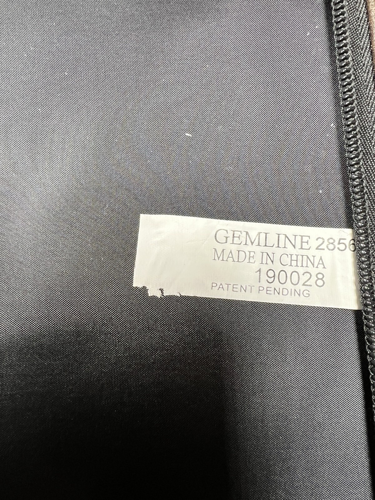 UPS Logo Gemline Zippered Portfolio Organizer Padfolio Leather Business Case