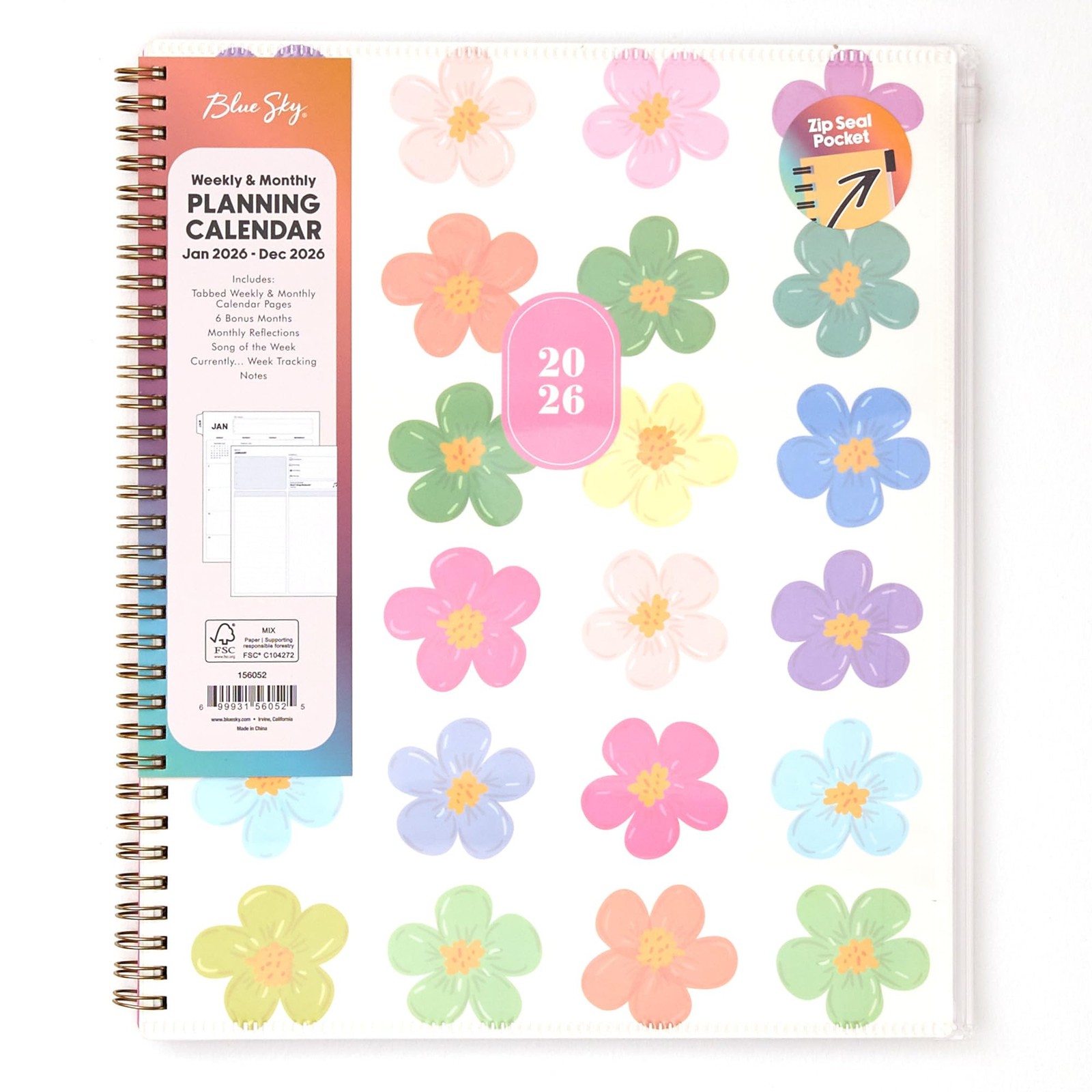 Gen Z 2026 Weekly and Monthly Planner Calendar, January 2026 – December 2026,…