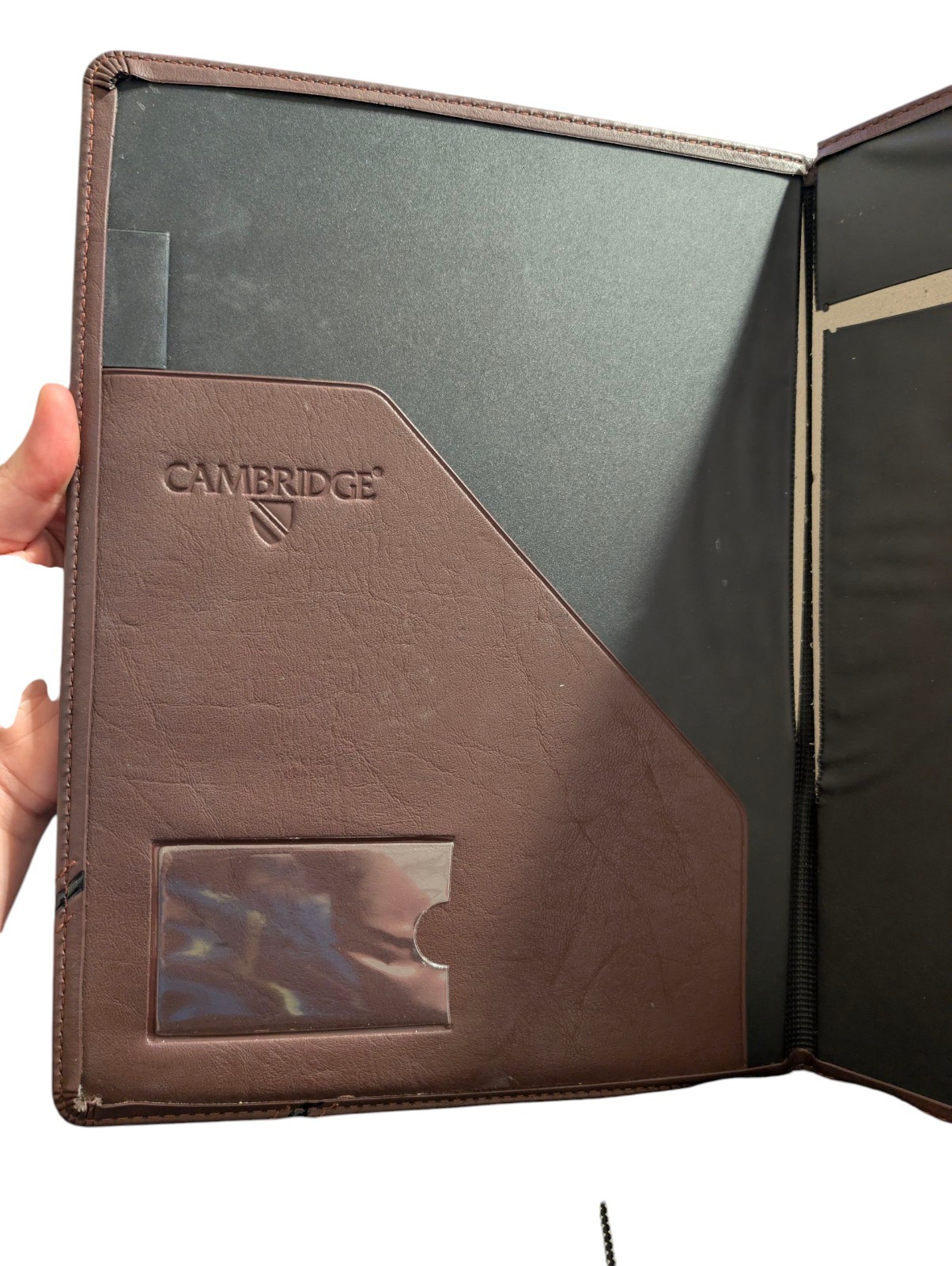 Vtg Cambridge 8 1/2″ x 11″ Executive Padfolio Portfolio Notes Folder University