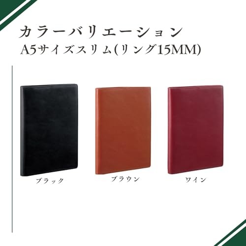 Reimei Fujii Davinci Standard A5 Brown System Planner JDA3003C