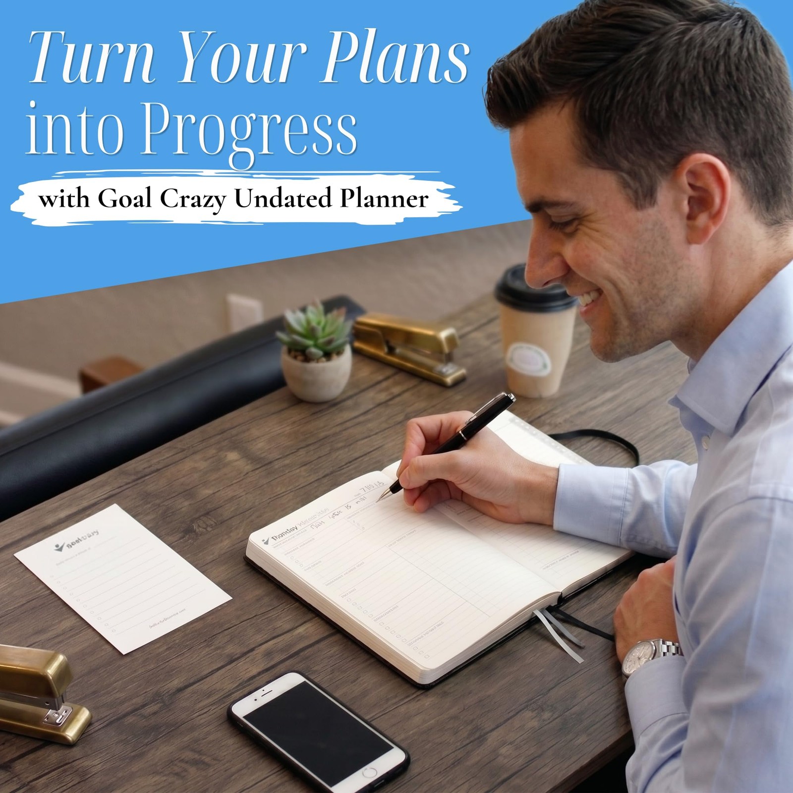 Undated Planner – 90 Day Guided Journal & Productivity Organizer, A5 Daily & …