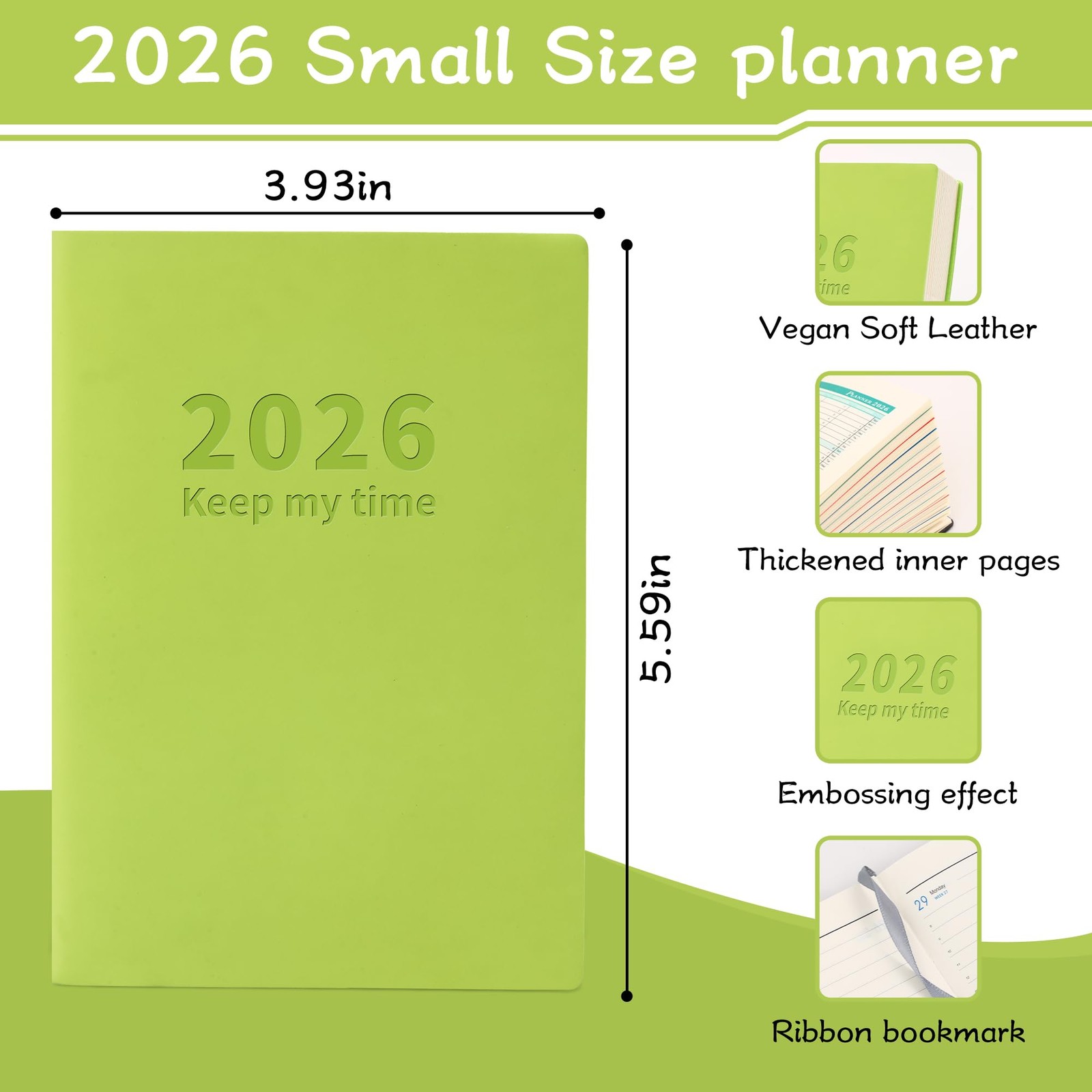 DreamDove Planner 2026 Weekly and Monthly Planners for Purse 5.5″ x 3.9″Cute …