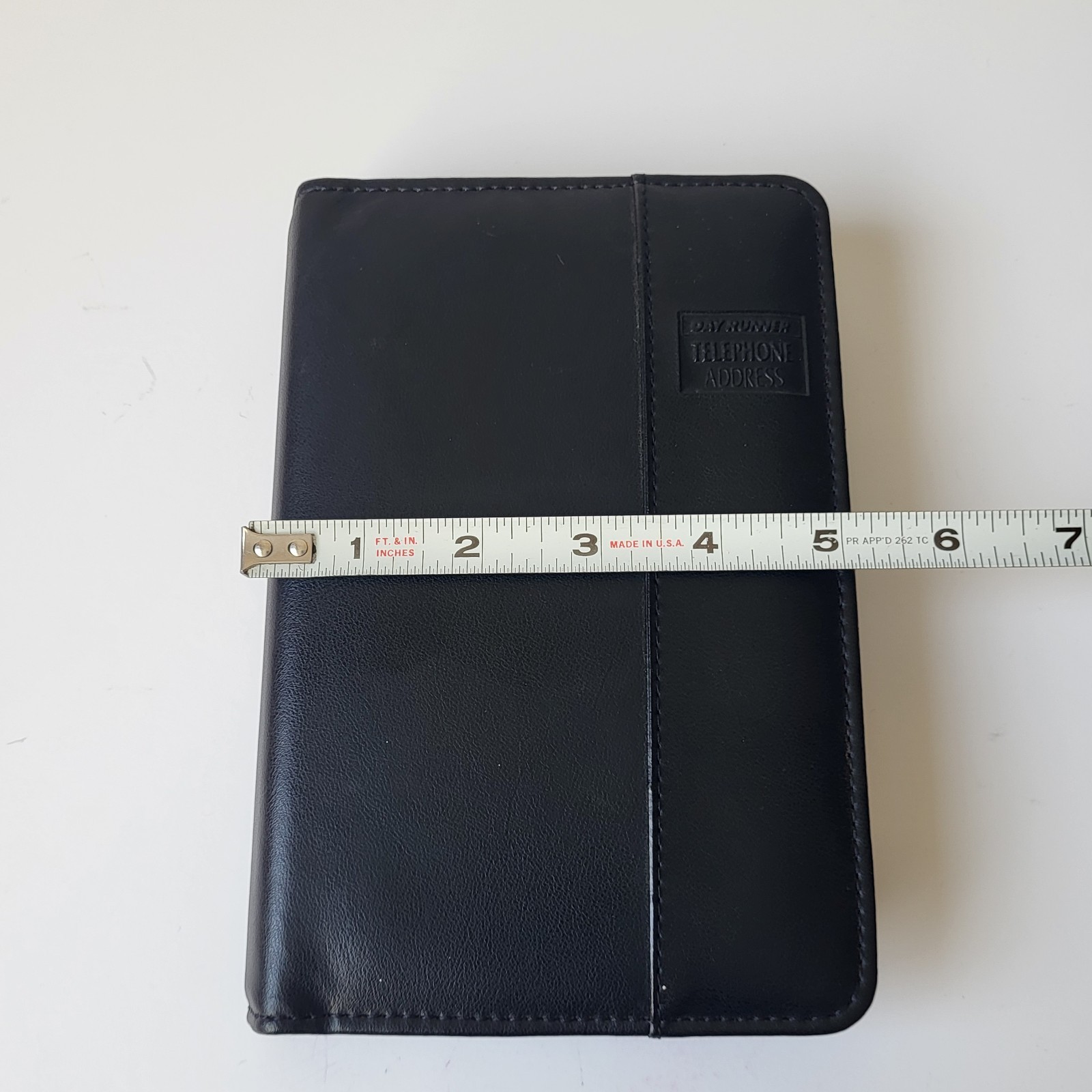 1994 Day Runner Black Telephone Address Book Organizer Binder Planner Used