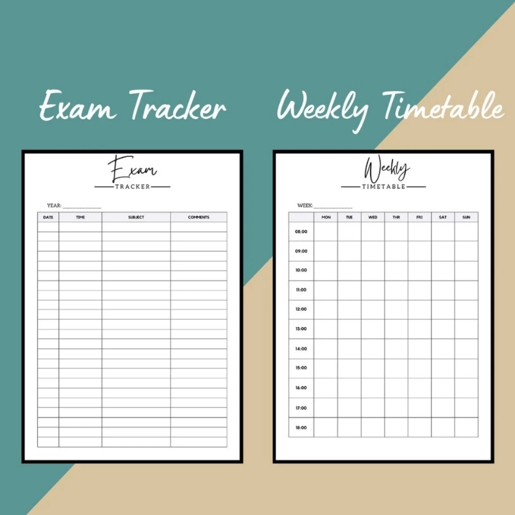 🔥FAST🔥 Student Planner Template Essay Study Planner Weekly Timetable&Homeworks