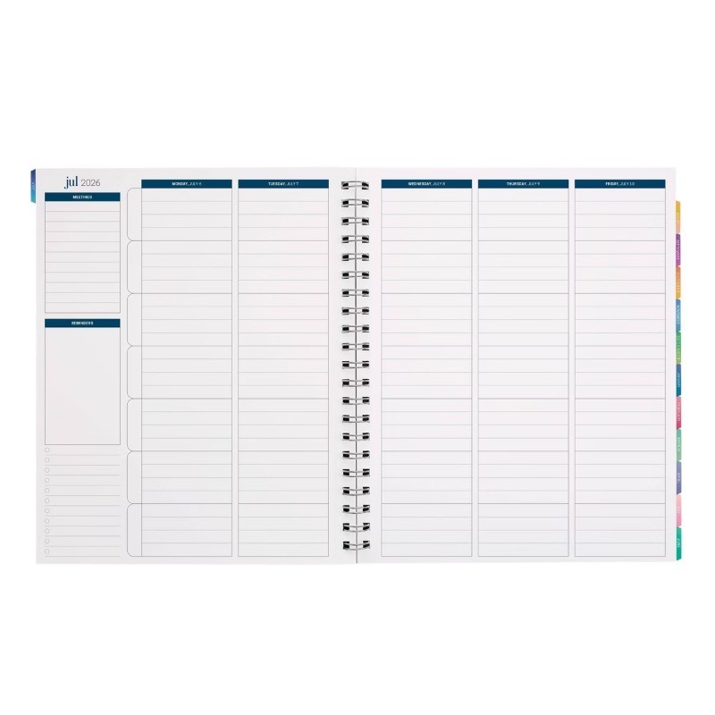 Inspired by Erin Condren 9″x11″ 2026-2027 Teacher Planner School Supplies
