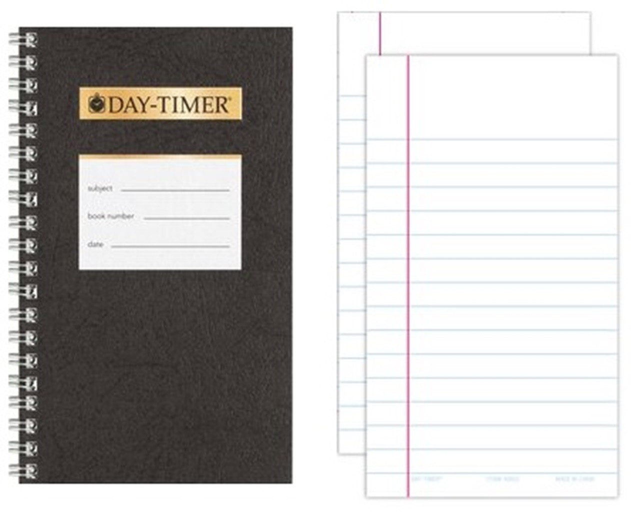 Day-Timer Solutions Set Pack, 1 Wirebound + 2 Pads Pocket Size, 3-1/2″ x 6-1/2″