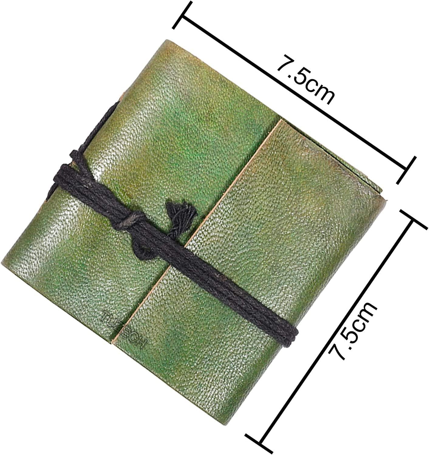 Handmade Leather Bound Book of Shadows Mini Leather Journal Notebook Blank Unlin