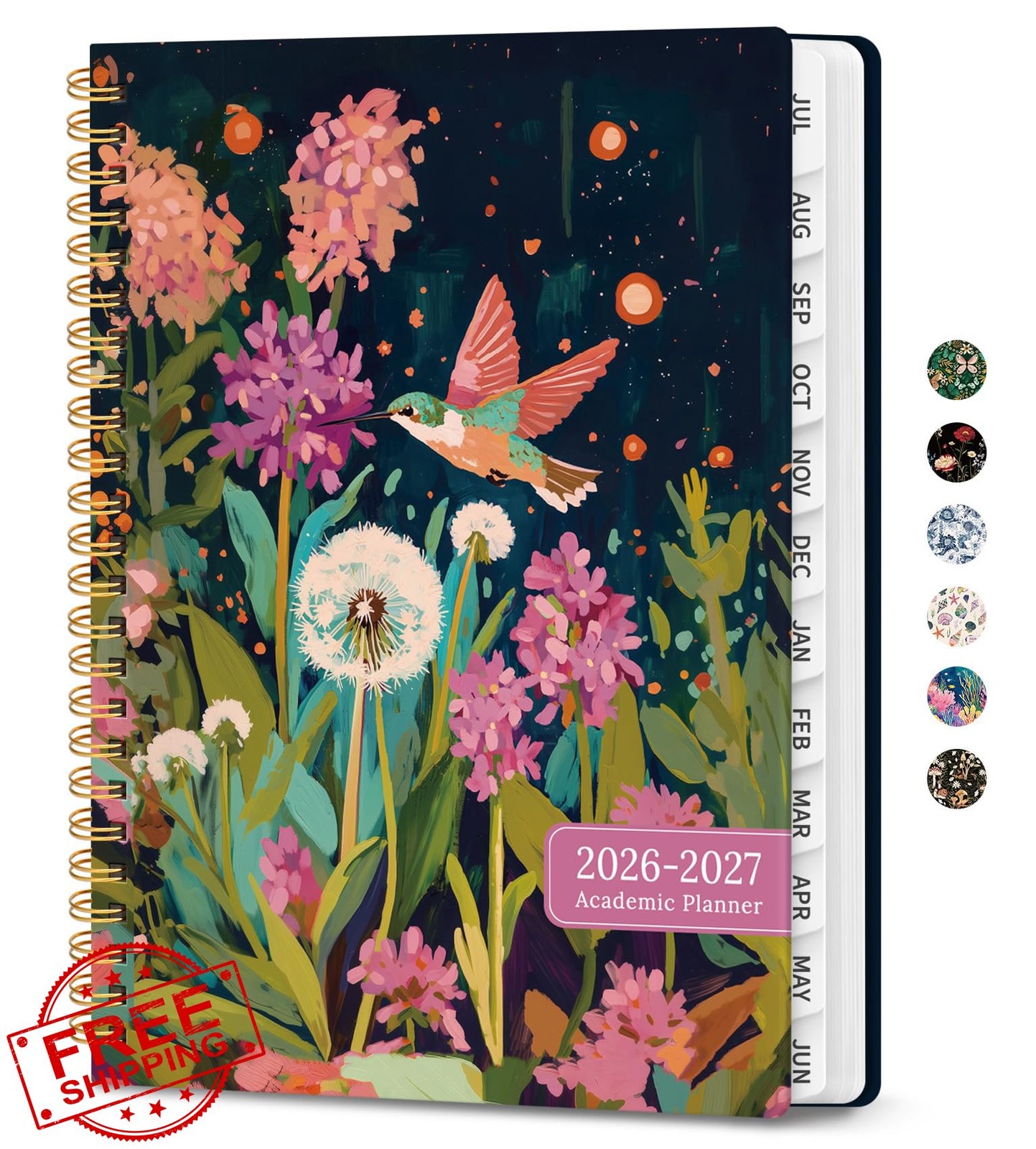 ZOTIA Planner 6.3″x8.5″ A5 Humming Glow