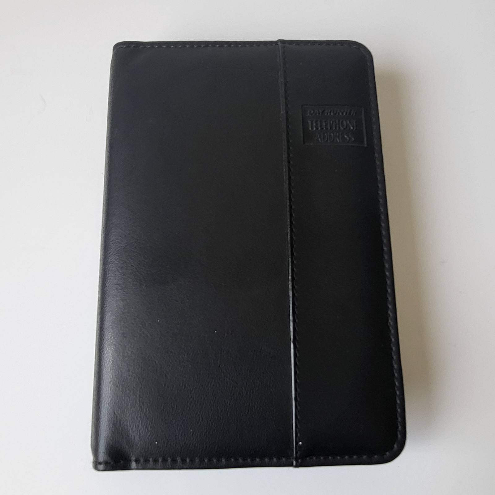 1994 Day Runner Black Telephone Address Book Organizer Binder Planner Used