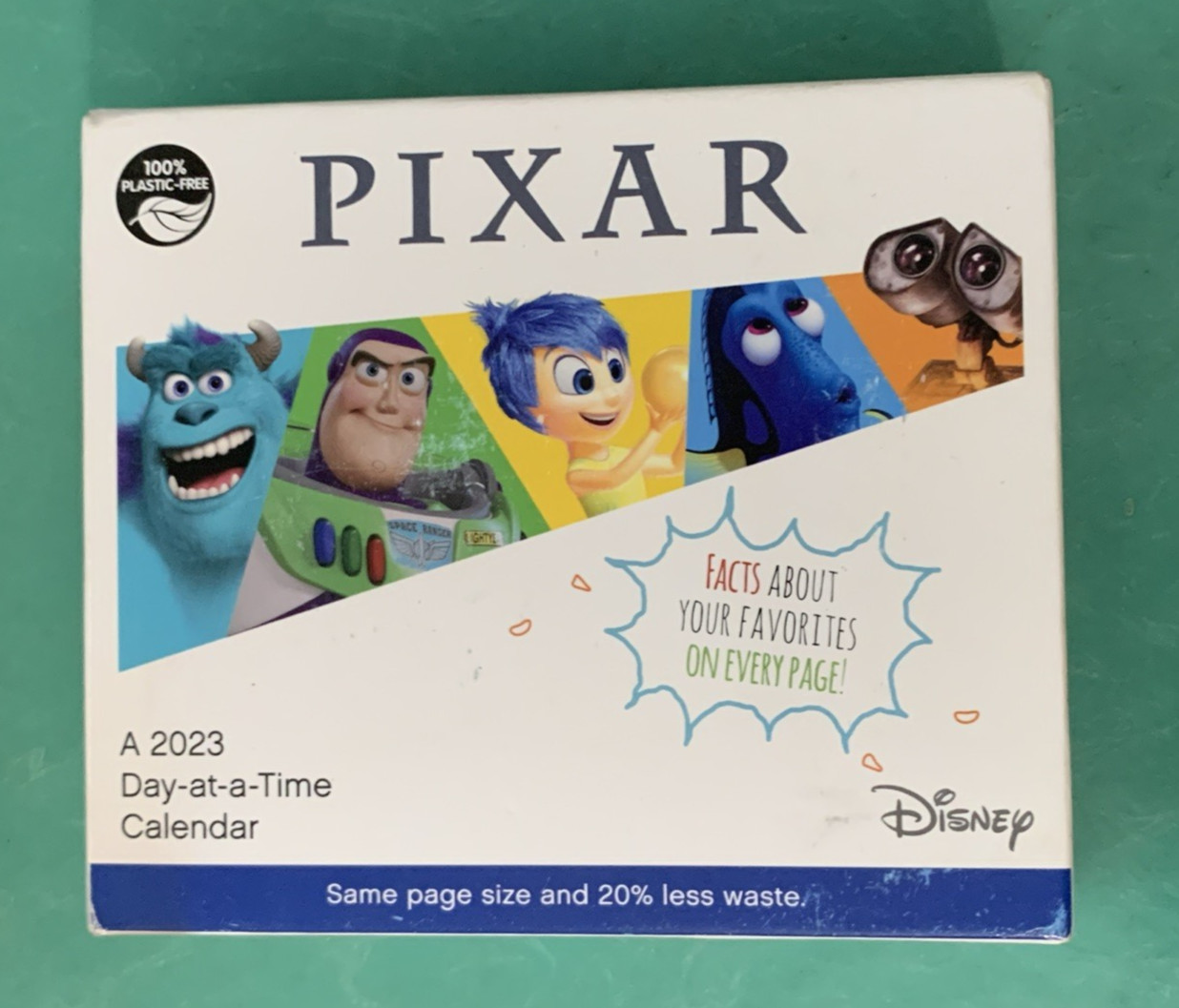 DateWorks 2023 Disney Pixar Day-at-a-Time Box Calendar