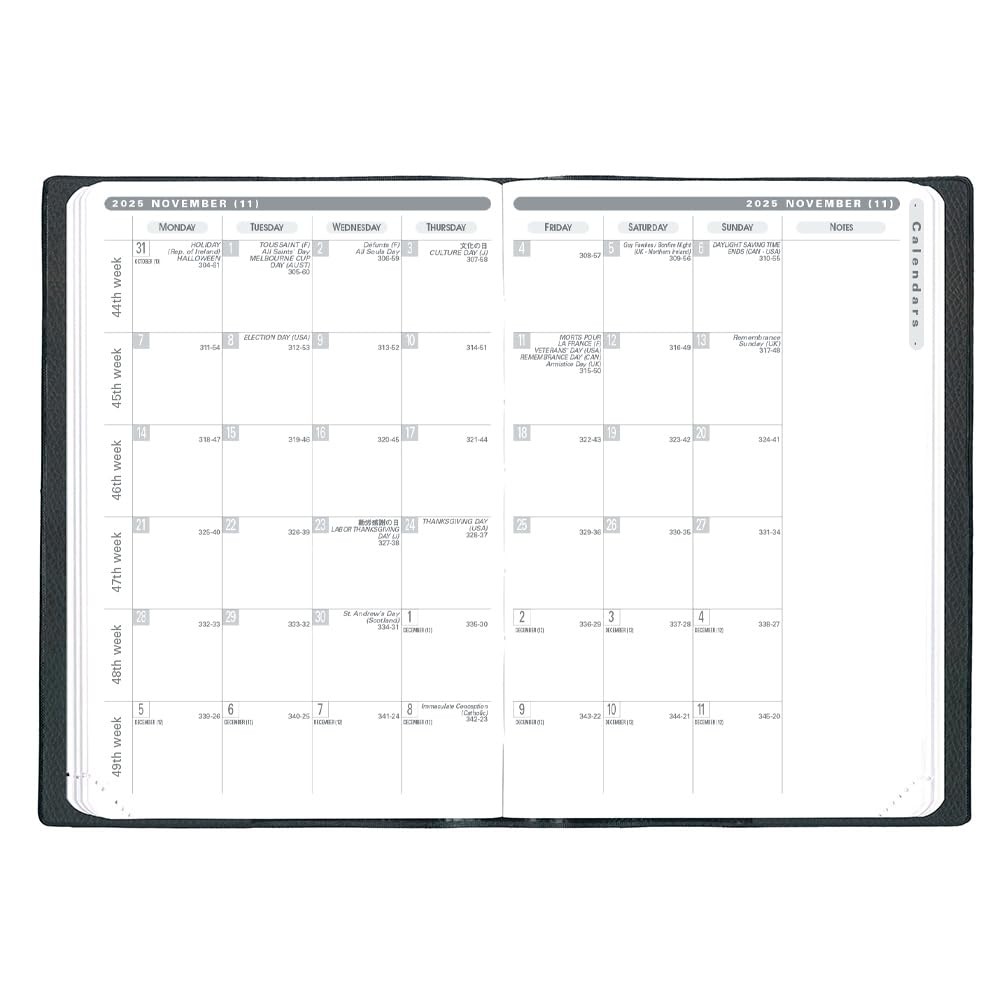 Business 4/Soho Notebook Diary, Black, qv66305bk