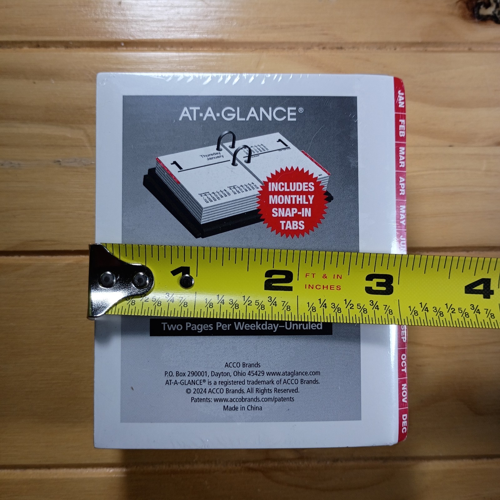 AT-A-GLANCE Daily Calendar Refill E919-50, 2 7/8 x 3 3/4 In, New.