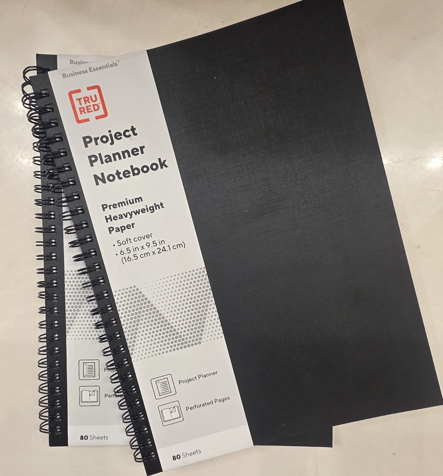 Tru Red 2PK Black Planners