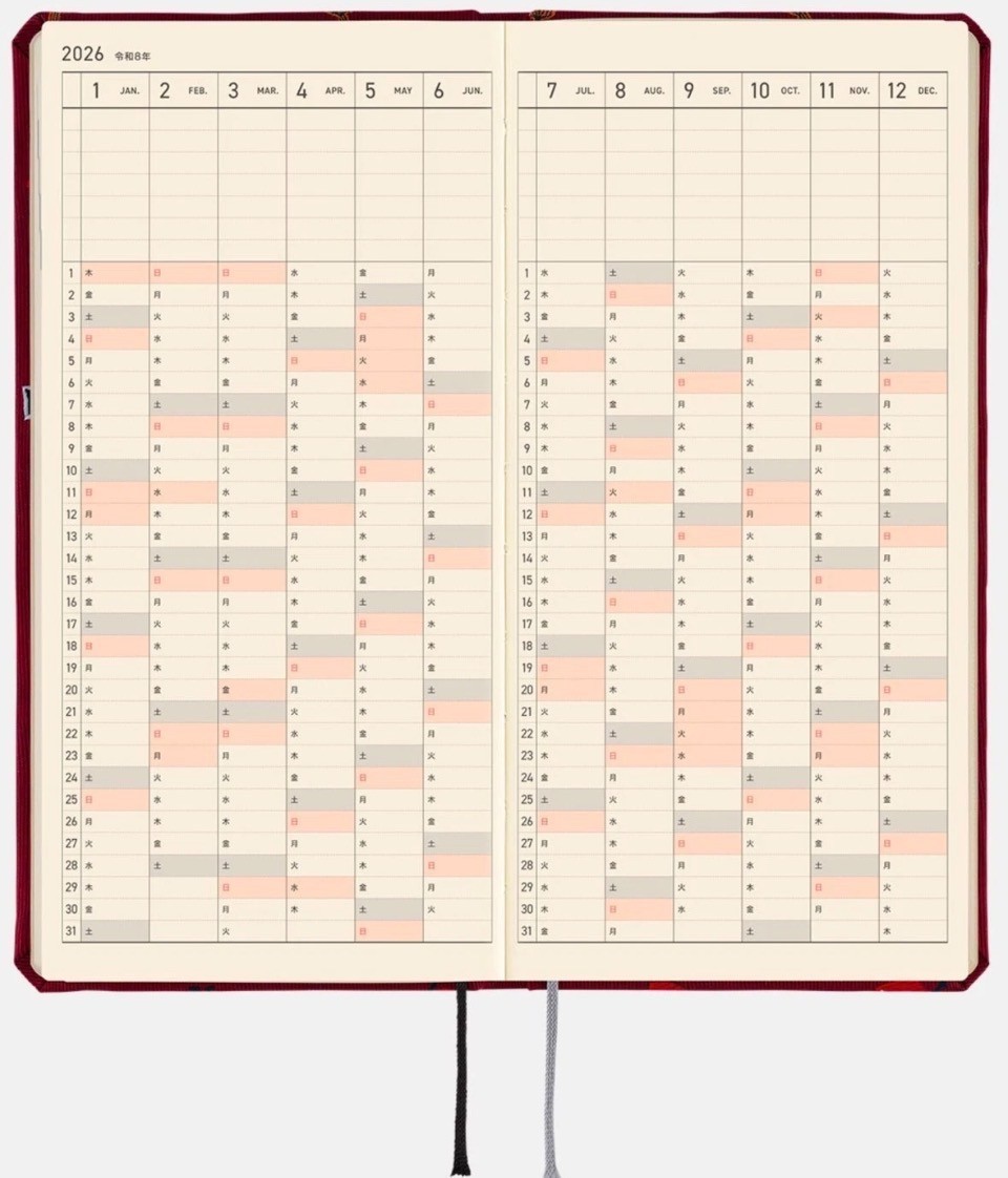 Hobonichi Techo 2026 weeks Moomin Little My April Start Weekly Planner JDM New