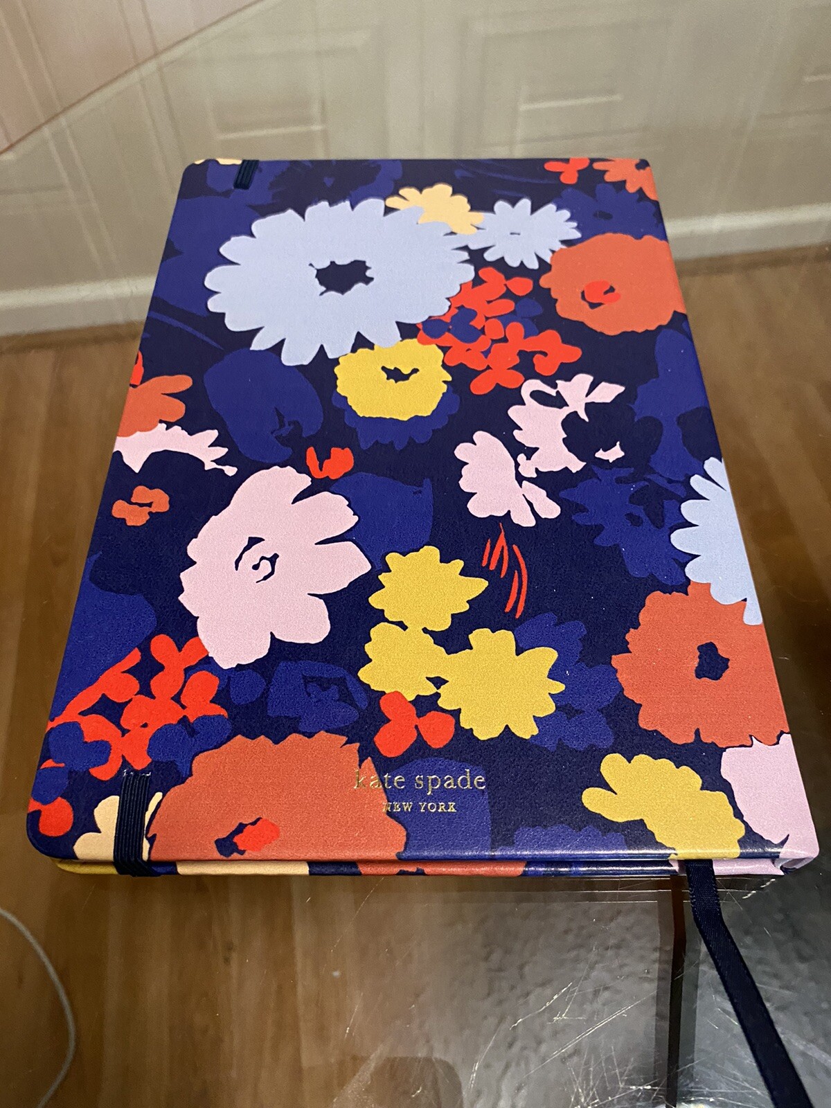 Kate Spade X Large Journal Leatherette 7×10 Lined Notebook Colorful Floral