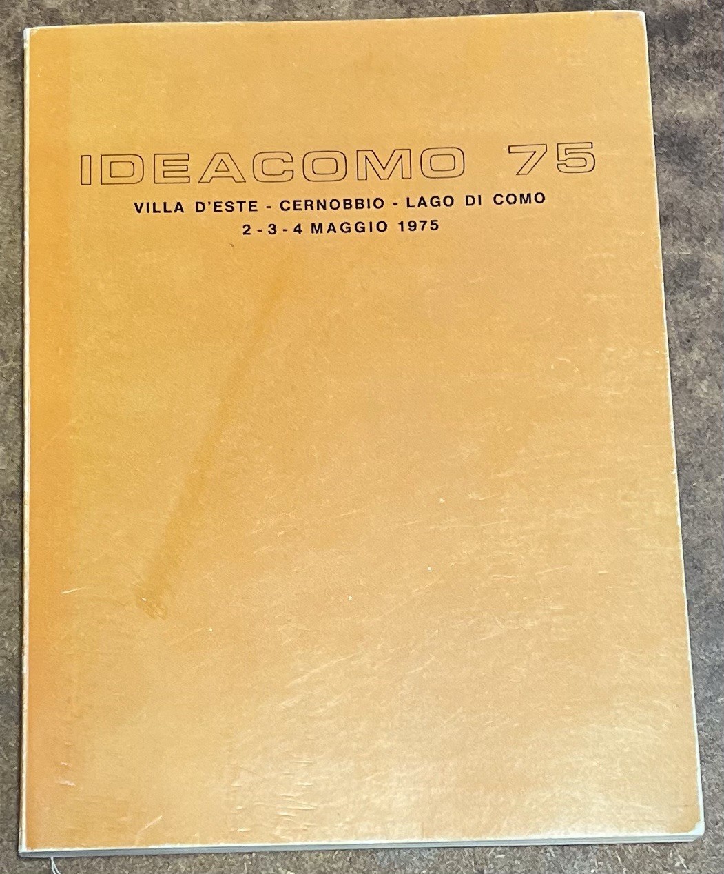 IDEACOMO 1975 Buyer’s Notebook