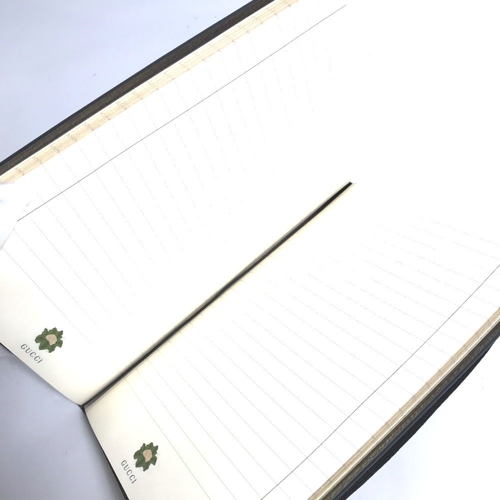 GUCCI GG notebook stationery notebook PVC Beige Unused