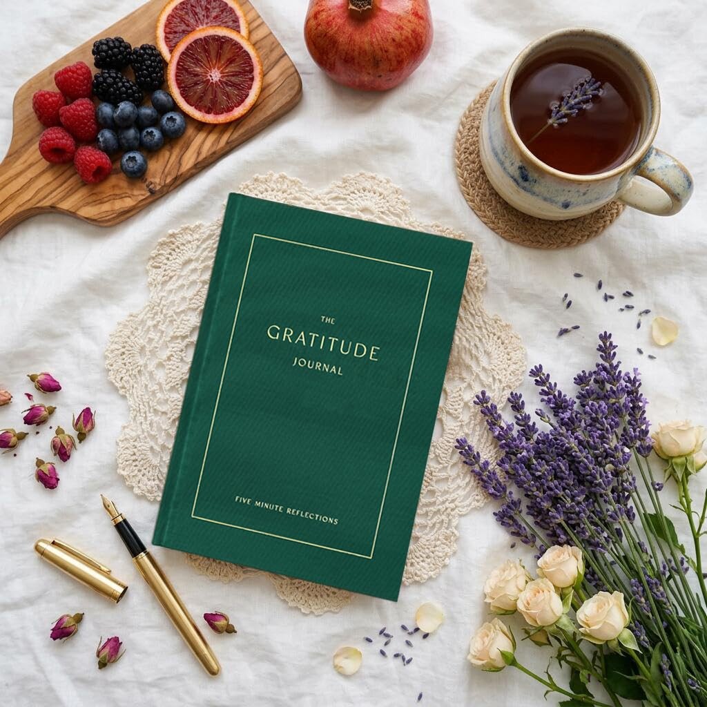 And Per Se Gratitude Journal – 5 Minute 5.7″ x 8″- Gratitude, g.Forest Green