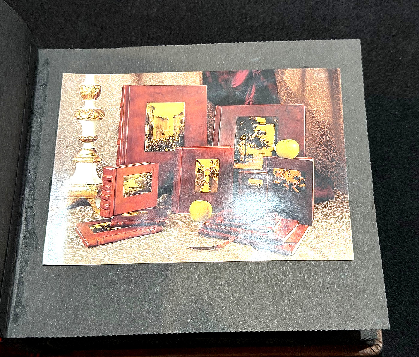 3 Daisy Arts Carved Leather Hand Made Writing Journals Made in Italy 7.5″ x 6.5″