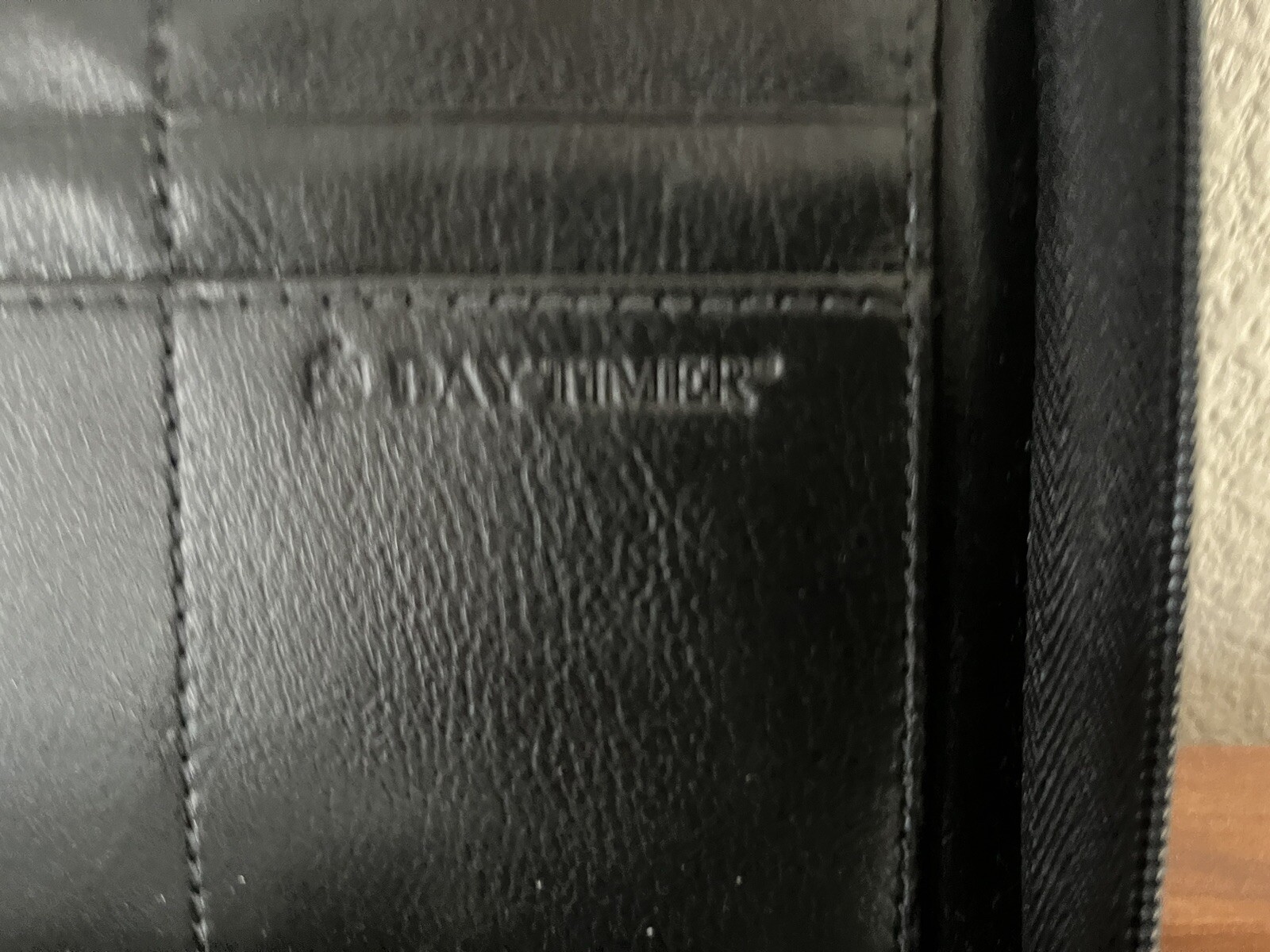 Leather Zippered Planer Black Cover