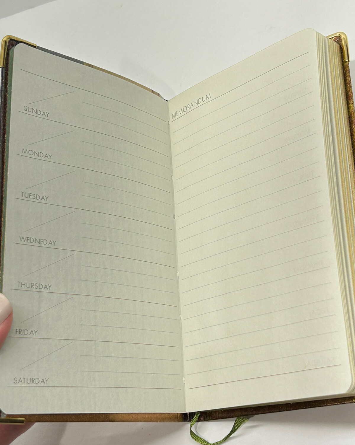 Vintage Agenda Pocket Book Notebook From Japan