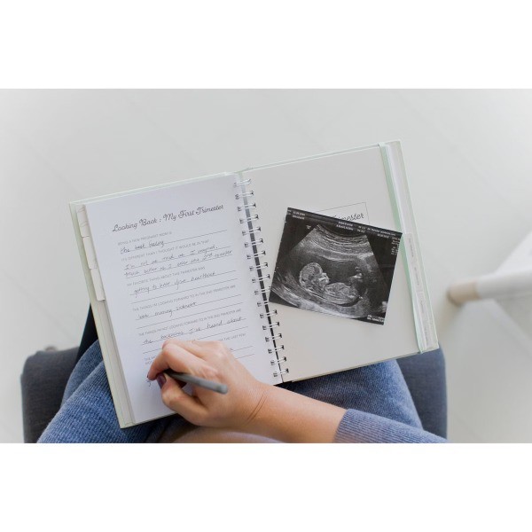 Pregnancy Journal – Sage: Acid-Free Paper, Guided Format, Soft Cover, 68 Pages