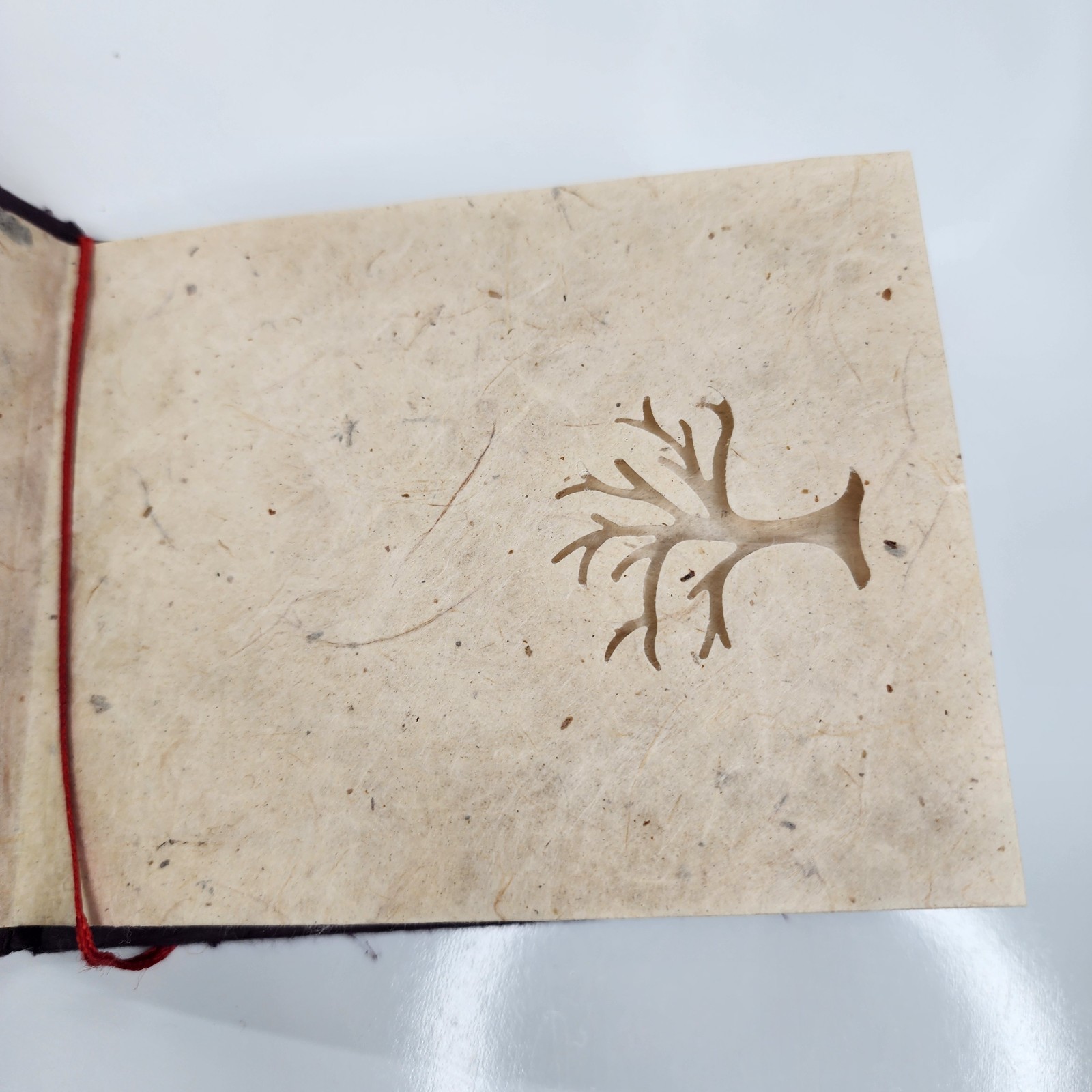 Lokta Paper Journal Nepal Handmade Rooster Zodiac Year of Cock Diary 6×5 Purple