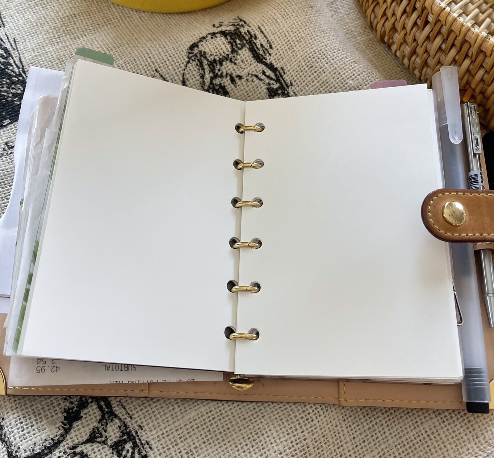 Agenda-PM-Mini-Inserts-BLANK-Refills Fits For PM Size Agenda