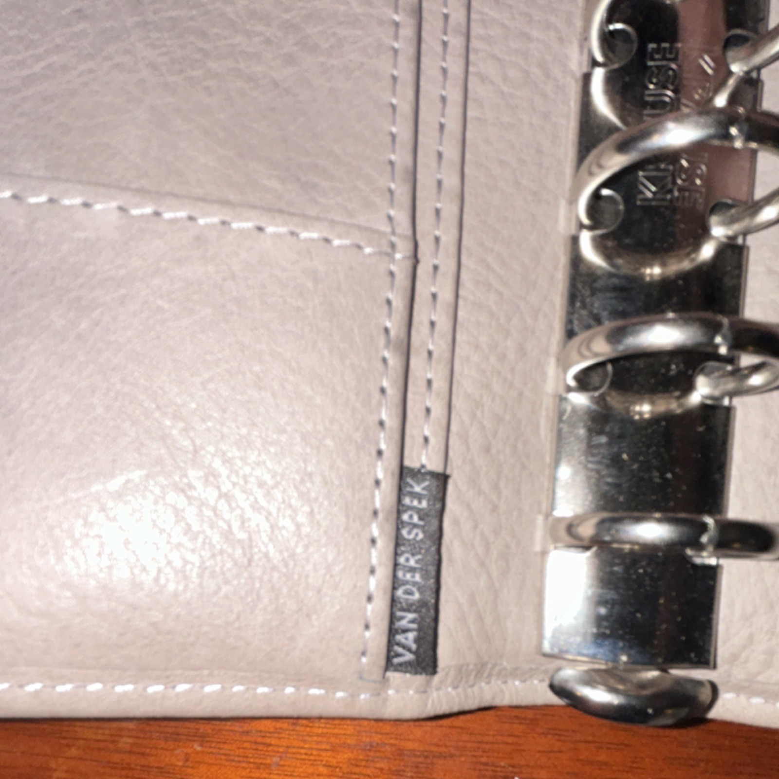 Van Der Spek VDS grey Janet leather junior