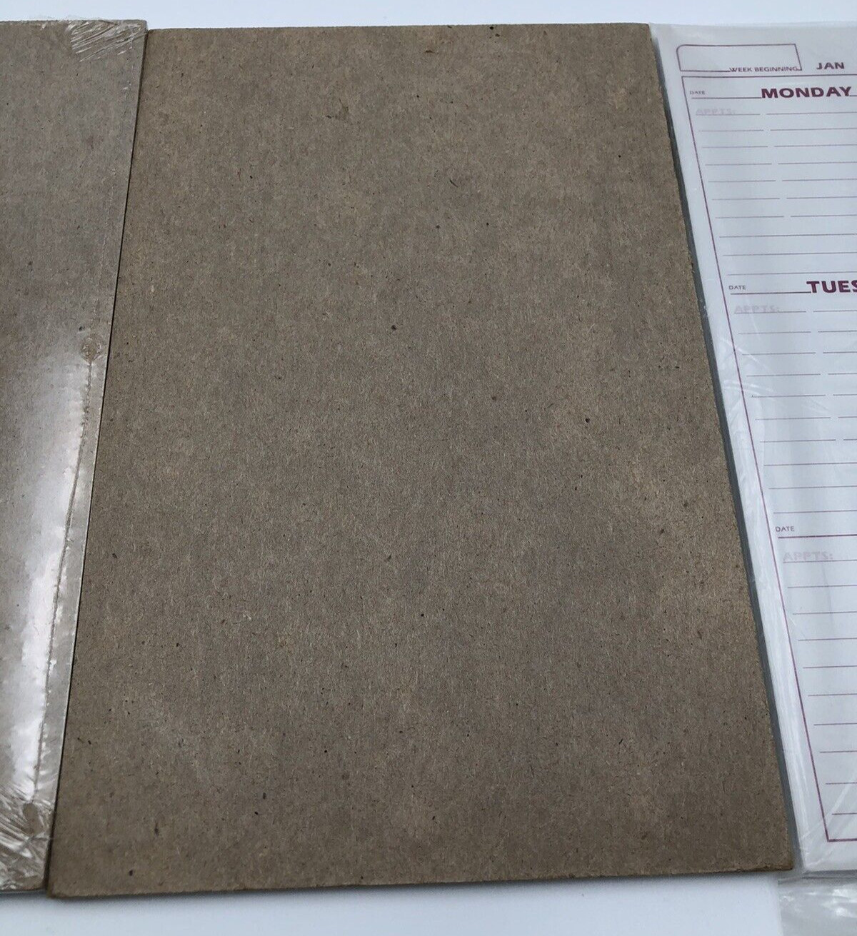 Day Runner Vintage Paper Grid Pad x2 and Weekly Refill for 3-Ring Planners