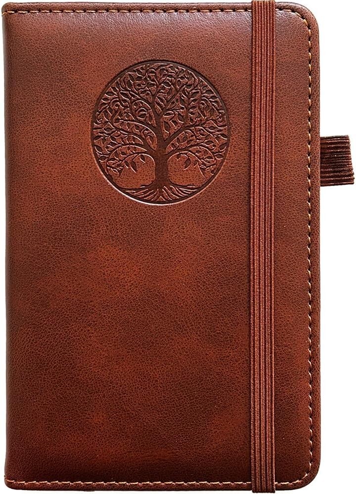 Small Pocket Notebook, Leather Journal Mini 200 Pages/100 Sheets 5.7*3.7
