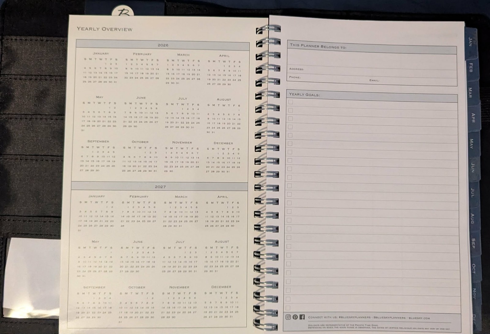 2026 Blue Sky Passages Calendar Year Weekly & Monthly Planner Double Set
