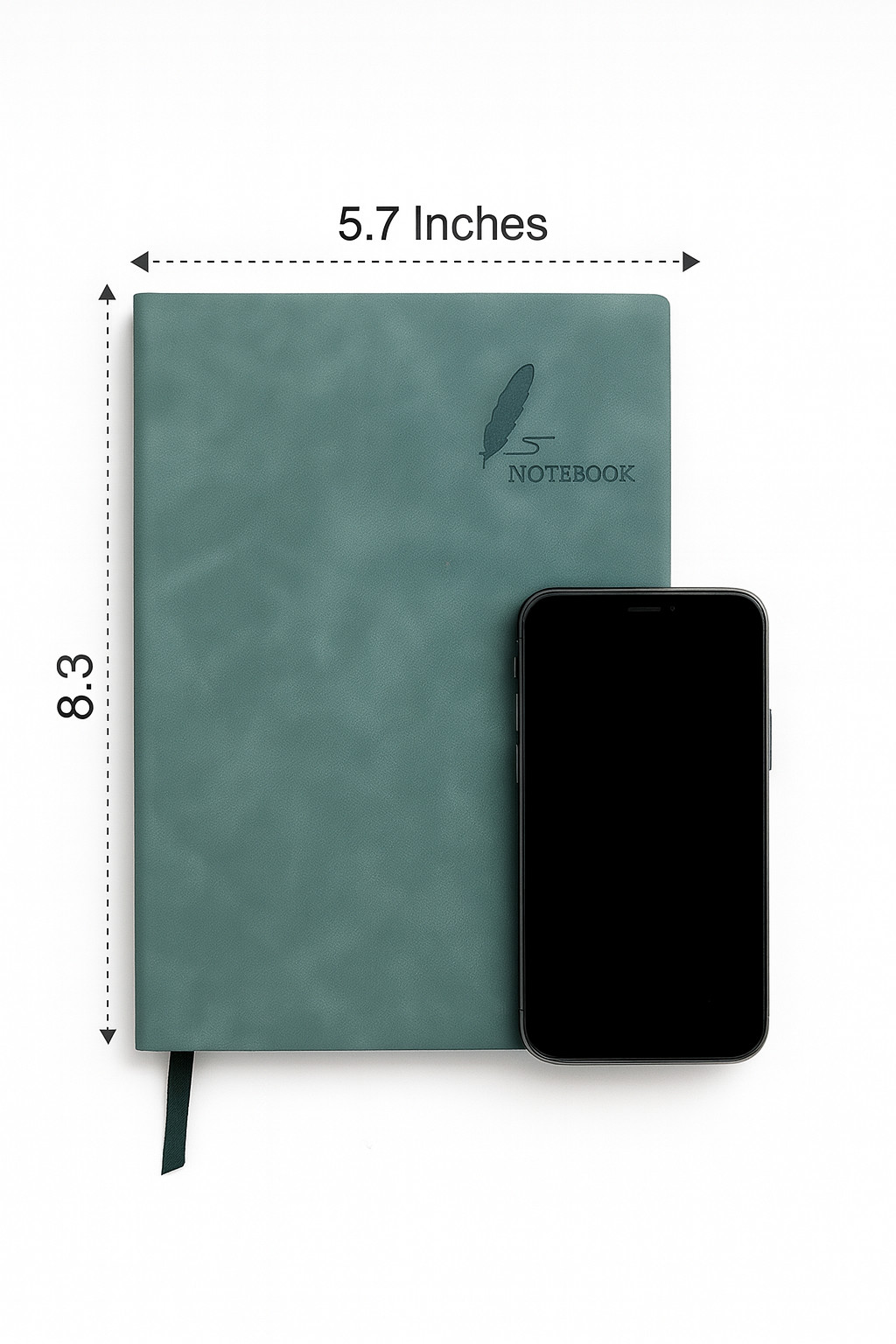 Set of 2 Lined Notebook A5. Color Pink and Blue. Free Shipping USA