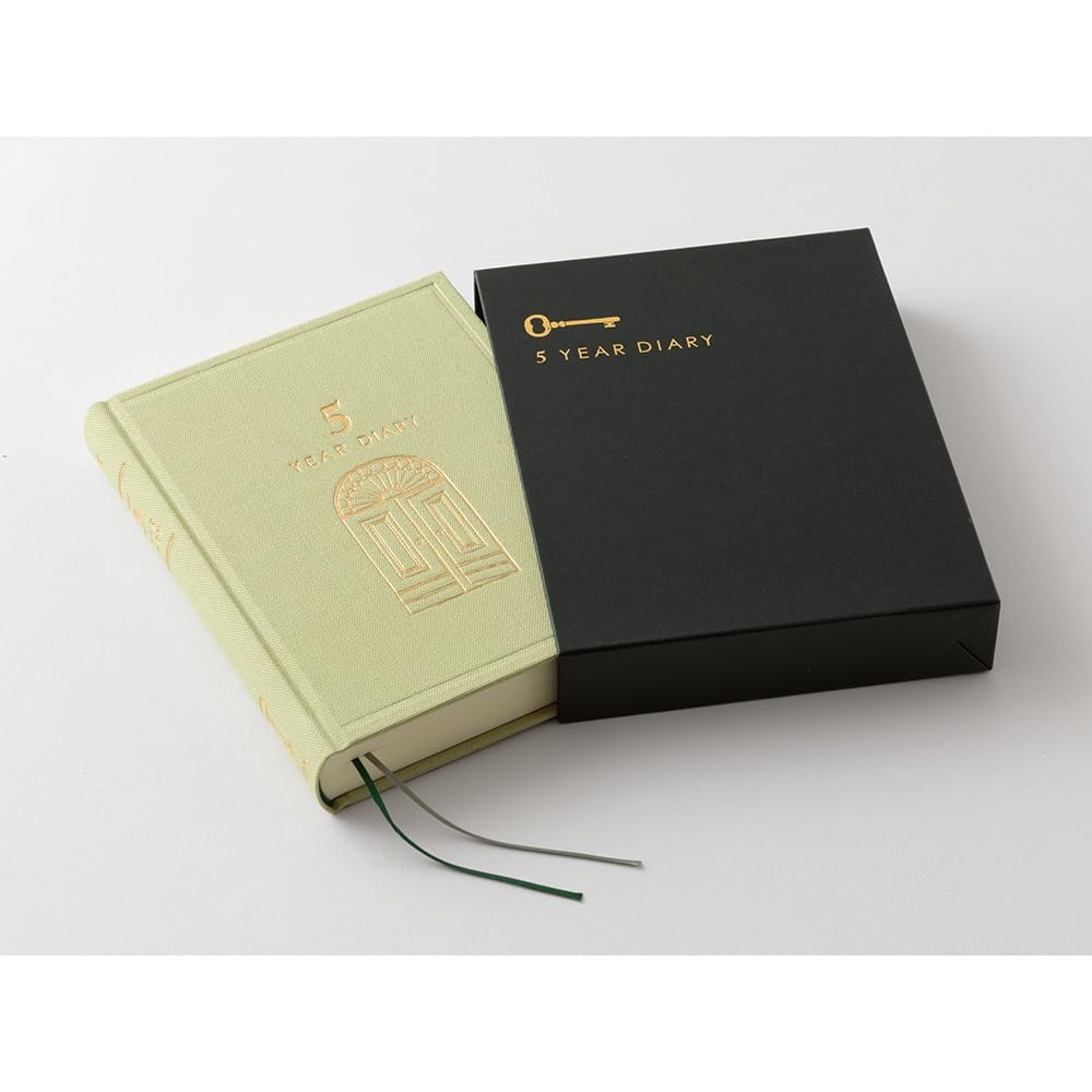 DESIGNPHIL Midori Diary, 5-Year Use, Mini, Light Green, 12715006