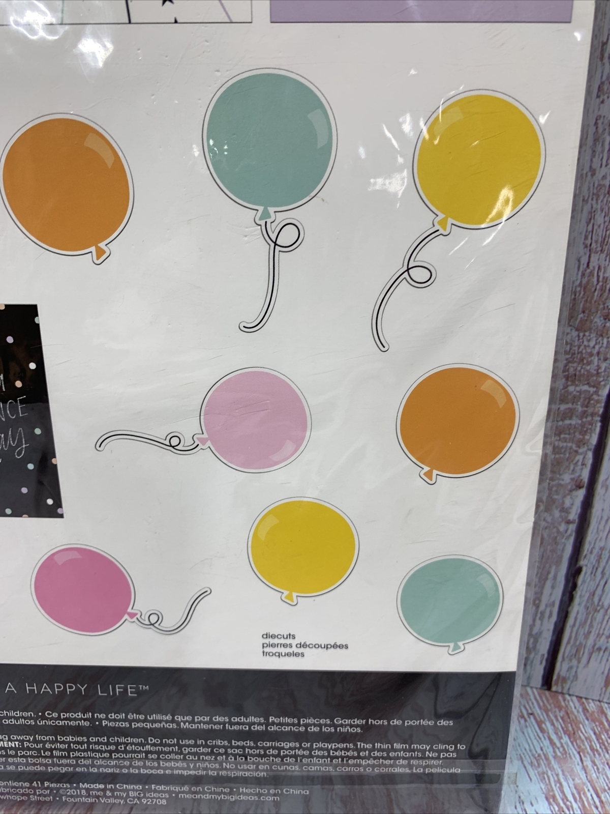 Happy Planner teacher prints & diecut 41 pcs IN THIS CLASS WE STICK TOGETHER