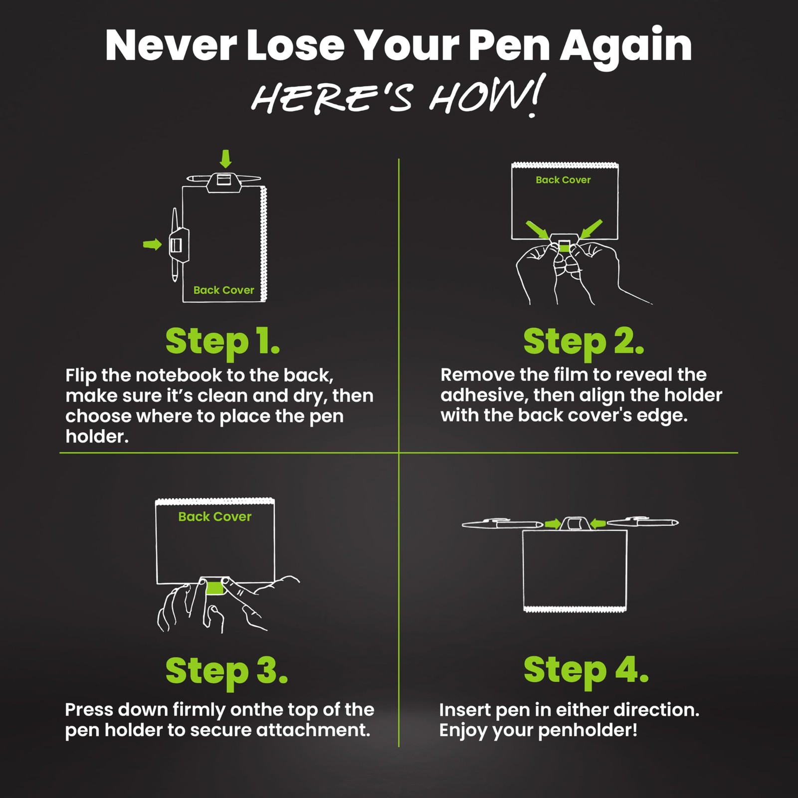 Rocketbook Accessory Kit – Complete Set with 2 FriXion Gel Pens, Spray Bottle…