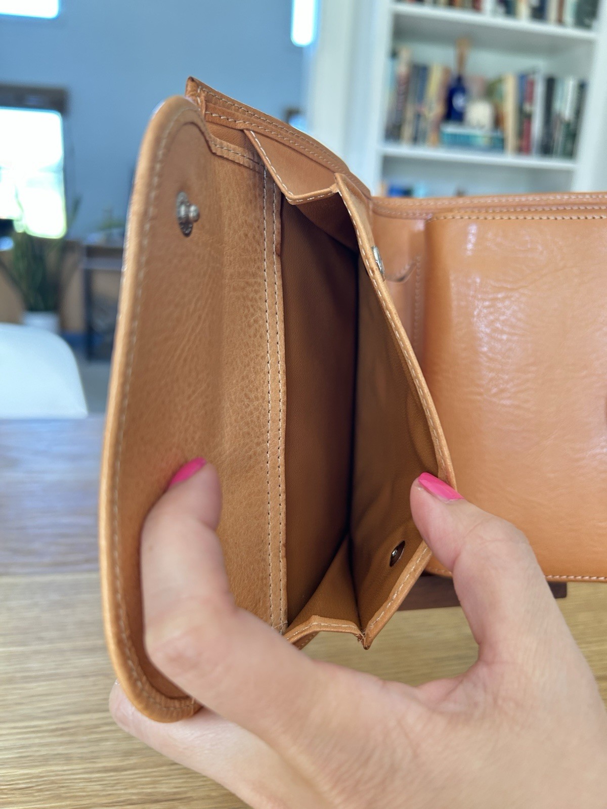 Gillio Firenze Pocket Mia Cara Undyed Epoca Leather with Amica Misprint