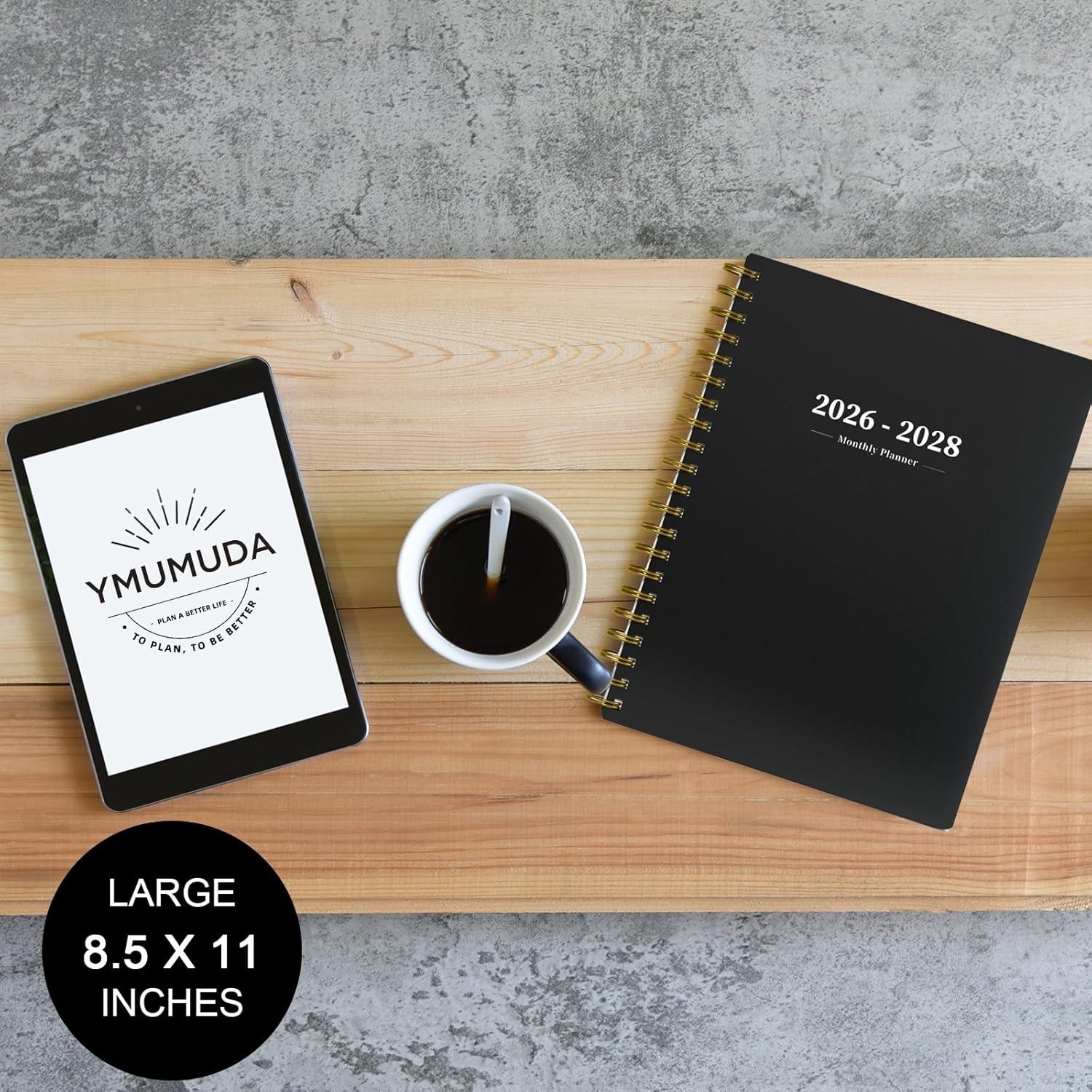 2026-2028 24- Planner: Ideal for Home, School & Office – Waterproof Cover