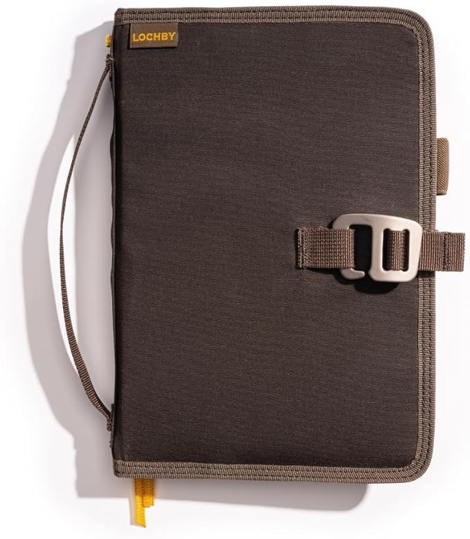 Lochby Field Journal Brown A5 Planner Cover – Water Resistant Waxed Canvas NWT