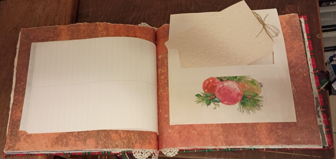 Handmade Christmas Junk Journal True Vintage Ephemera10″ x 8.5″ Photo Art