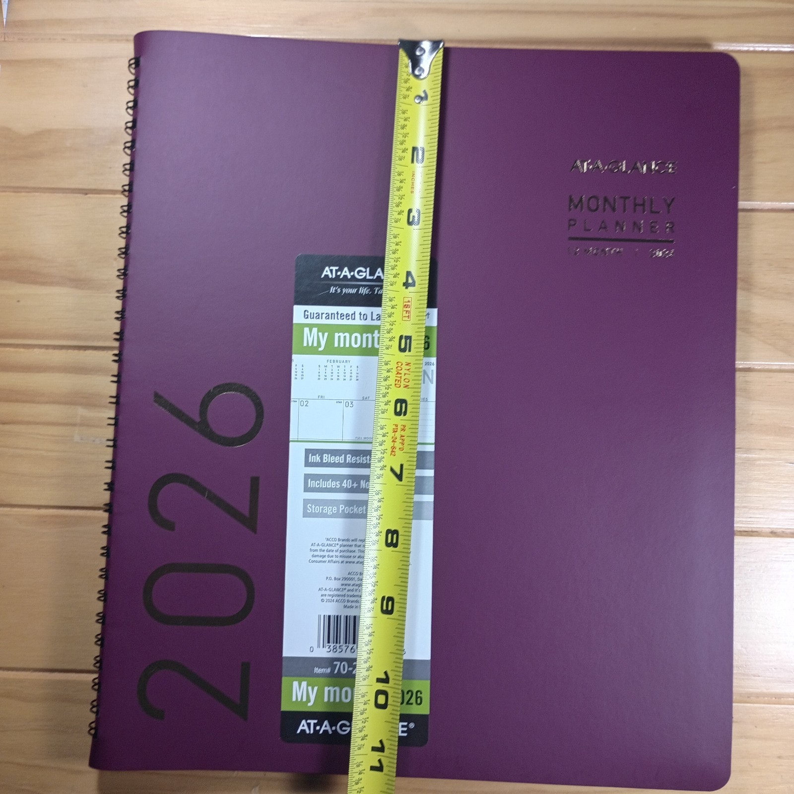 AT-A-GLANCE My Month 2026 Item #70250X-14 New