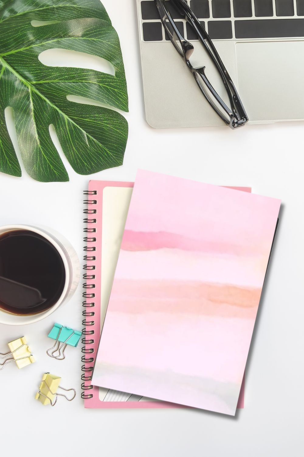 Pink Sunset Journal | Lined Notebook for Writing & Reflection