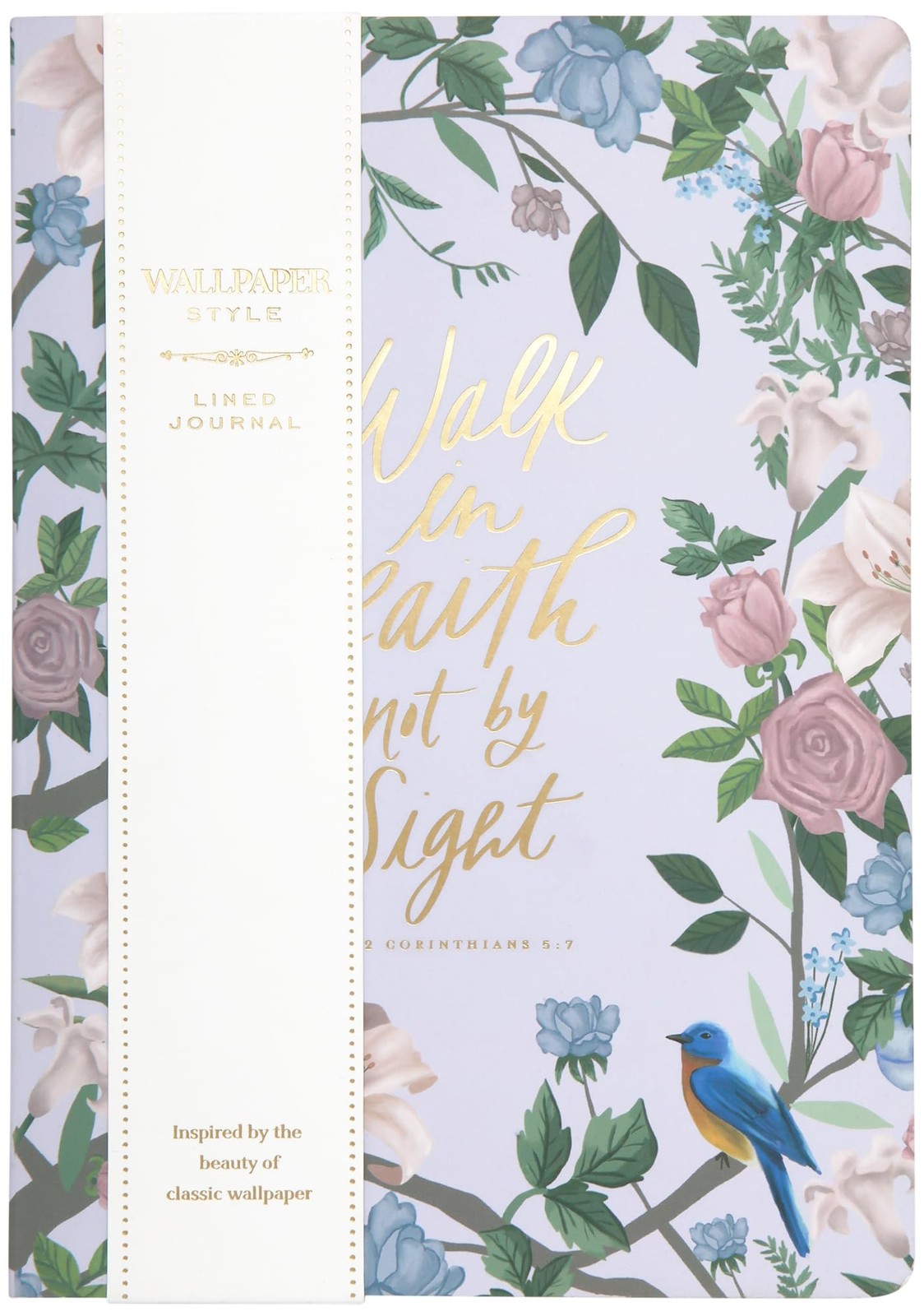 WORLD TRAVELER Christian Journal Notebook – 256 Pages 6X8, Lavender Rose