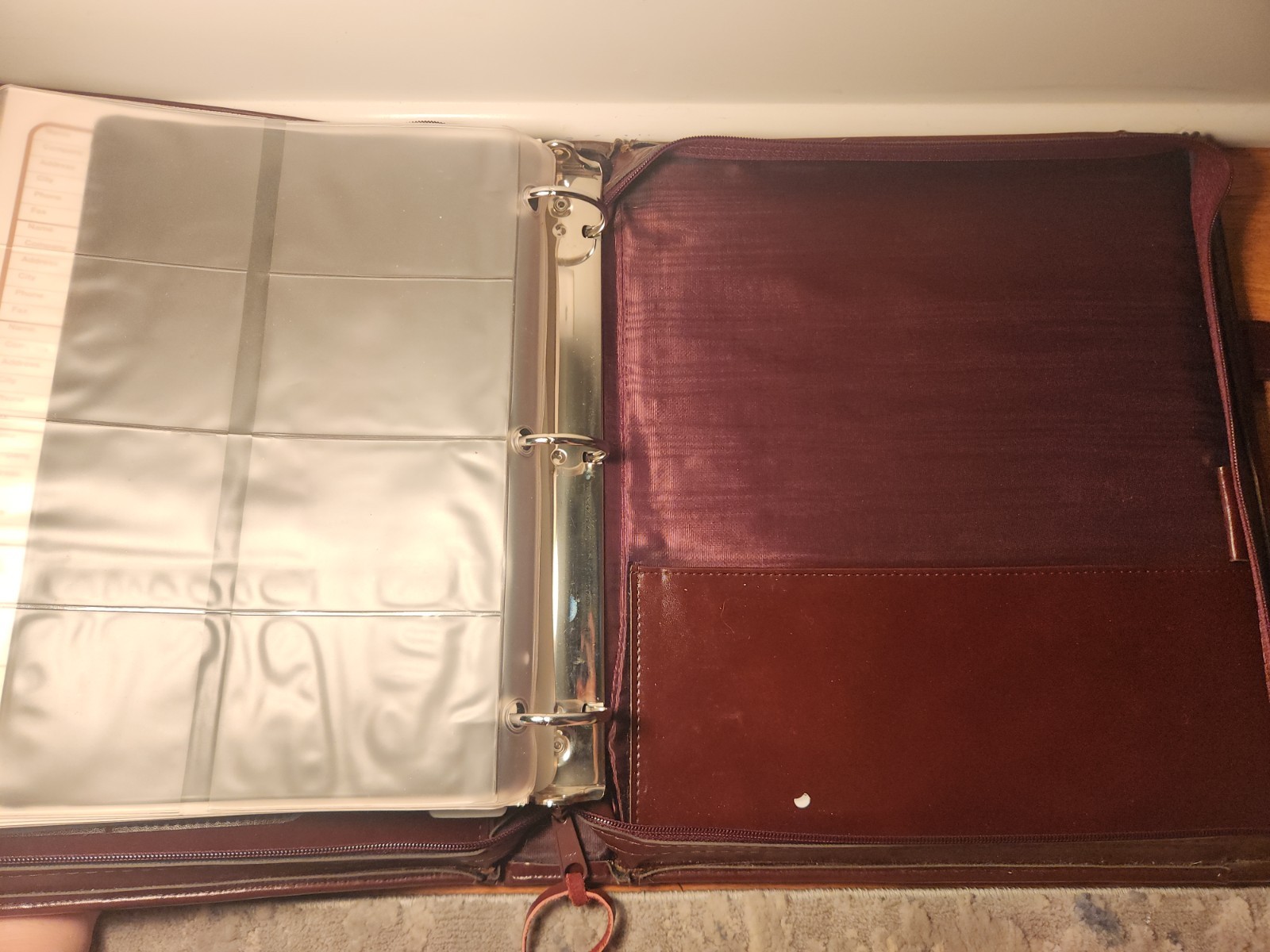 1995 Ultimate Organizer by Productivity Plus Brown Faux Leather Vintage Planner
