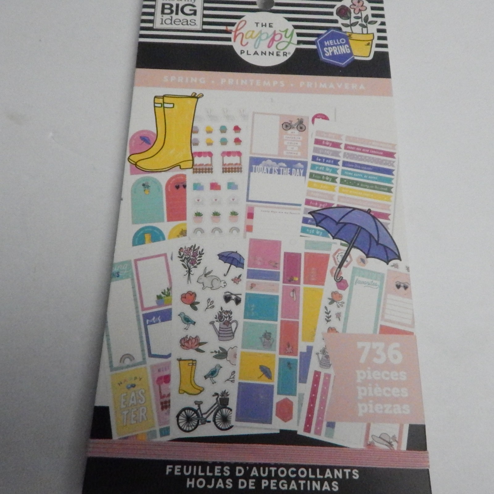 The Happy Planner 5 Sticker Books Sheets Lot of 5 Books