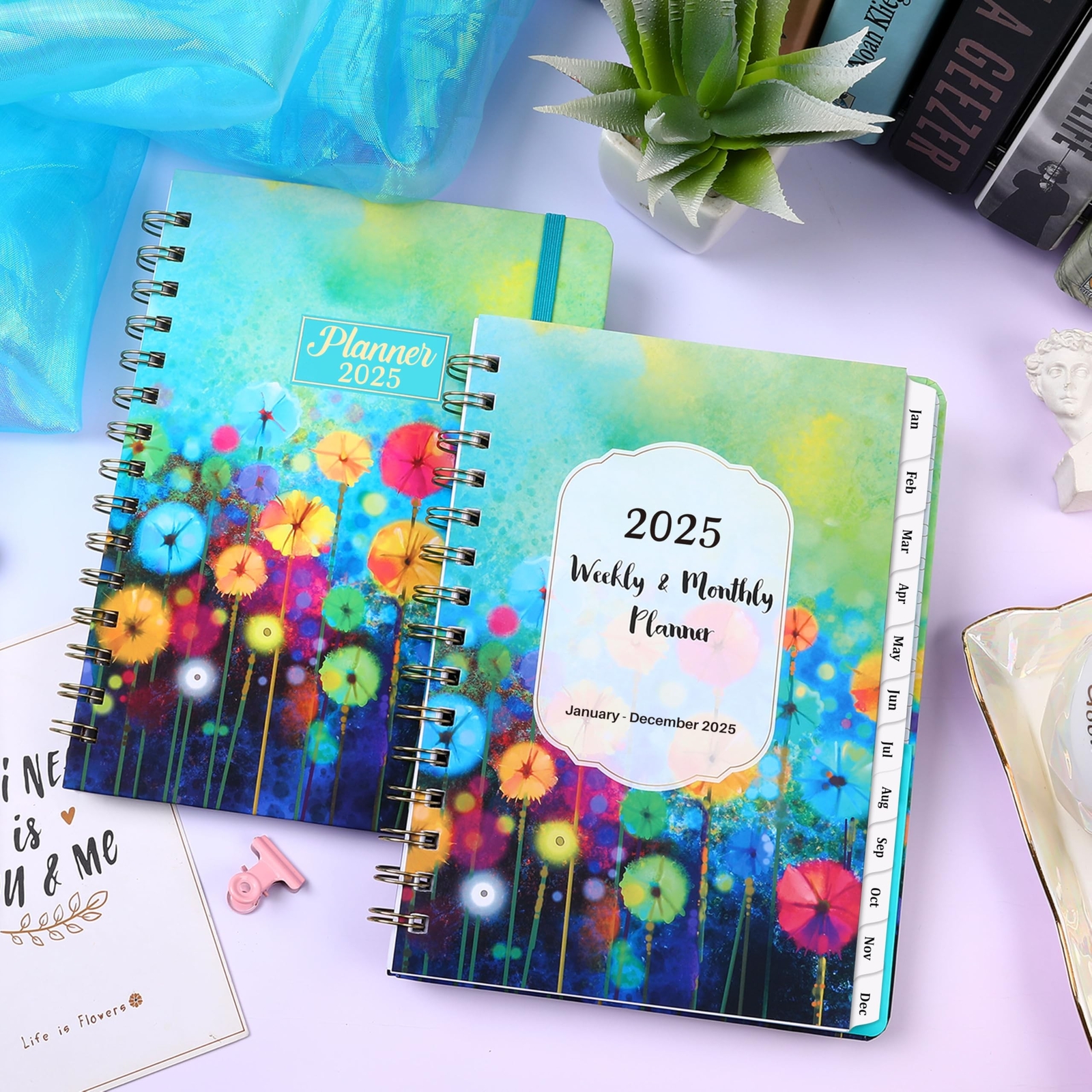 2025 Planner – 2025 Planner Weekly and Monthly, 2025 Calendar Monthly Planner…